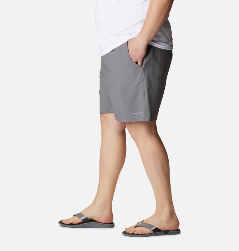 Men's Columbia PFG Backcast III Water Shorts Grey | Plus Size CA-Q045A